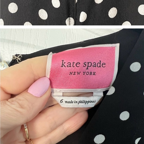 Kate Spade ♠️ polka dot jumpsuit - fits large - Picture 7 of 8